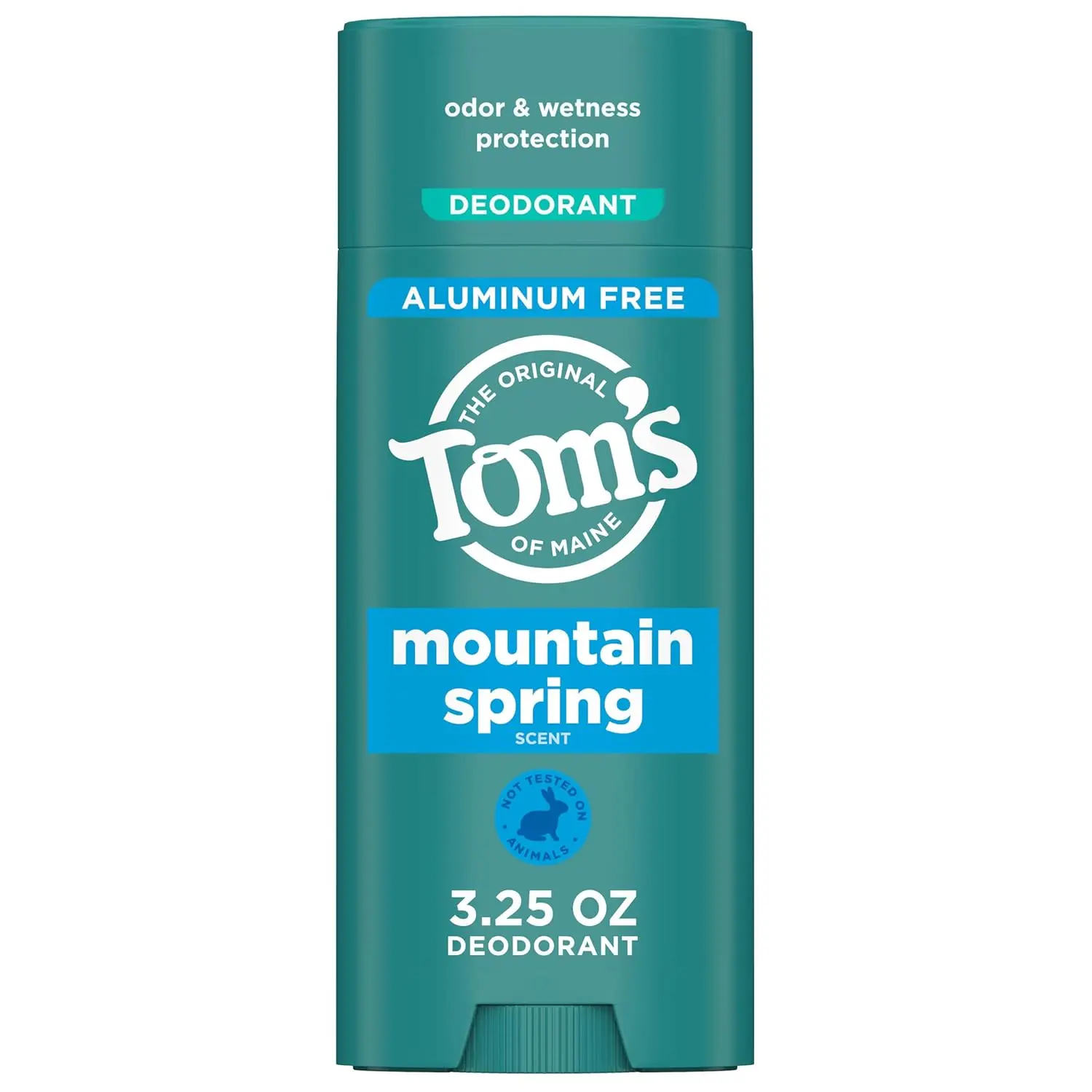 Tom\u2019s of Maine Mountain Spring Natural Deodorant for Men and Women, Aluminum Free, 3.25 oz