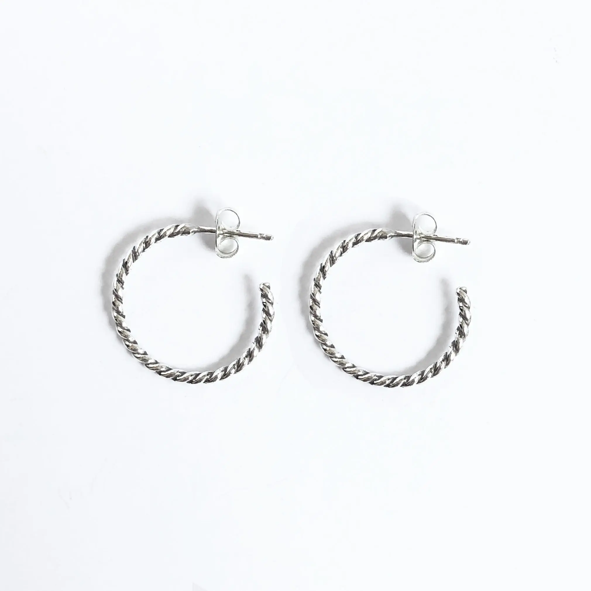Rope Hoop Earrings