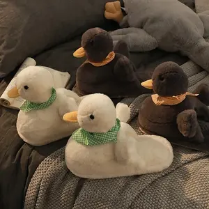 Cute Duck Cotton House Slippers Plush Animal Novelty Indoor Outdoor Shoes – Soft Cozy Unisex Home Slipper for Women & Men Featuring Adorable Duck Design, Warm Comfort, and Everyday Casual Wear