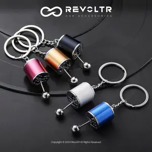 Creative Gear Shift Keychain 1 Pc Metal Pendant Car Key Chain Gear Lever Shaped Portable Car Key Ornament Modified Hanger Cute Trendy Unique Accessories Car Shifter Knob Holiday Gift