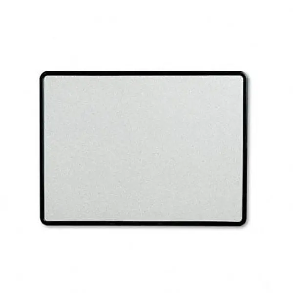 Quartet 699375 Contour Tack Board, Bold Granite-Colored Surface, 36" x 48", Black Frame, for Meetings, Vertical or Horizontal Hanging
