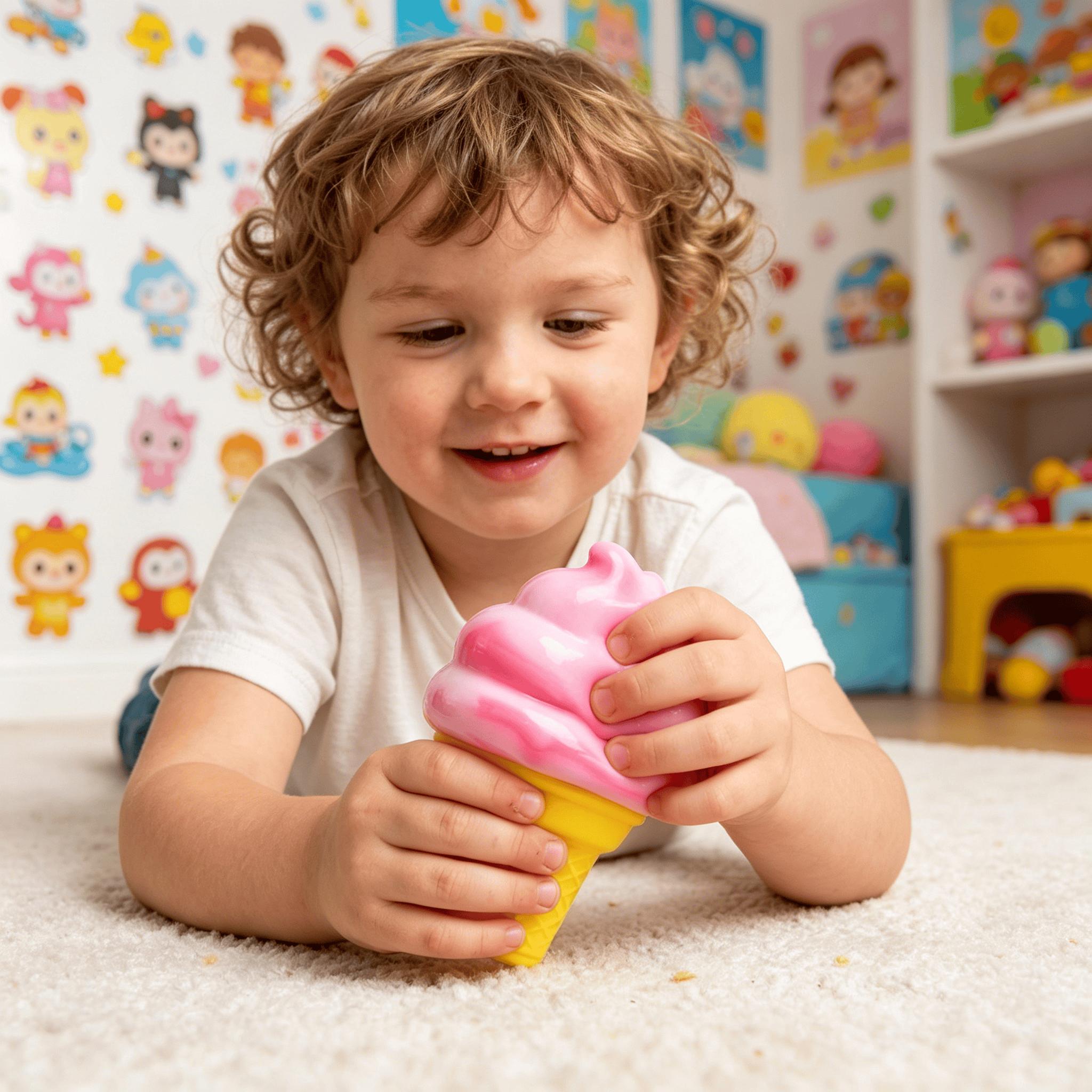 Viral Ice Cream Squishy 2026 Most Satisfying Slow Rising ASMR Toy Sweet Scented Sensory Fidget for Stress Relief & Anxiety Perfect Kawaii Party Favors & Birthday Gift for Kids & Adults