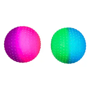 Large Inflatable 18" Multi Color Spike Balls - 6 Pc.