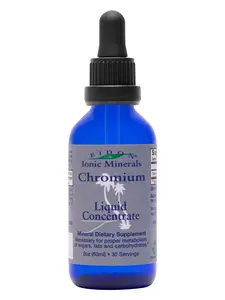 Eidon Ionic Minerals Liquid Chromium 2oz Concentrate Gluten Free GMO Free Dairy Free Dietary Wellness Supplement for Blood Sugar Control & Energy Levels