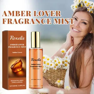 Amber Romance Body Mist, Body Spray for Women Gift, Hair Mist for Women Fragrance 3.4oz (100ml) Perfume Sugar Scent Amber Bergamot