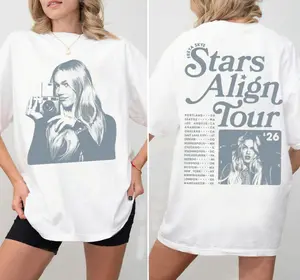 Freya Skye Stars Align Tour 2026 Shirt - Sparkle Pop Tee, Dreamy Cosmic Star Aesthetic, TikTok Viral Outfit
