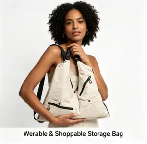 All-match Stylish Daily Bag Portable Large Space For Shopping & Casual Outfit Use