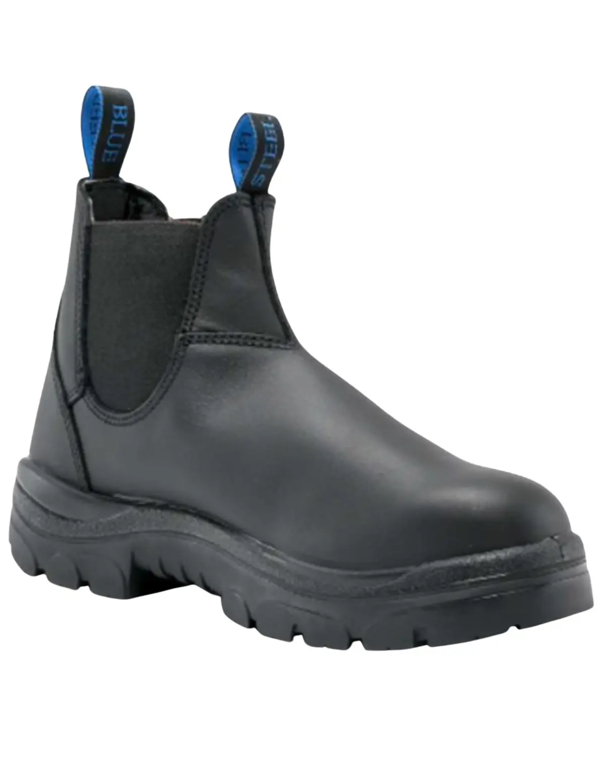 Steel Blue Men's Men'S Hobart 6" Elastic Romeo Pull On Ankle Work Boot - 310901-Blk