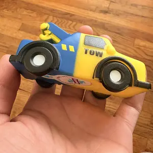 Tub Works Emergency Cars Light Up Bath Toys 6 Pack Water Activated Flashing Colors Soft Squeezable Sensory Toys for Kids Bath Fun in the Tub