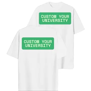 Custom Your University Ash T- Shirt, Double Side University College Campus Graphic Tee, School Spirit Unisex Shirt For Students Shirt