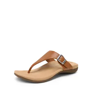 DREAM PAIRS Women's Orthotic Arch Support Flip Flops - Casual Slip-On Thong Strap Sandals, Soft Comfortable Summer Footwear Shoe,summervibes