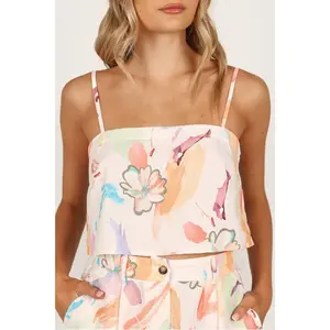 Petal and Pup Carey Cropped Top - Multi S