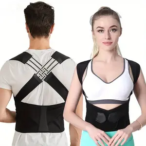 Back Support Belt, Waist Support Strap, Posture Strap, Unisex Adjustable Back Brace, Breathable & Comfortable Design for Work, Lifting