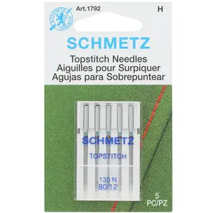 Schmetz Topstitch Needle 80/12 5pk - 1792