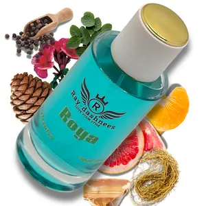 Roya Eau De Parfum Spray 1.7 oz by Ray-dashnees | Citrus Earthy Woody Mineral Aromatic | Orange Grapefruit Flint Cedarwood Vetiver Pepper Men's Light Musk & Woody Cologne