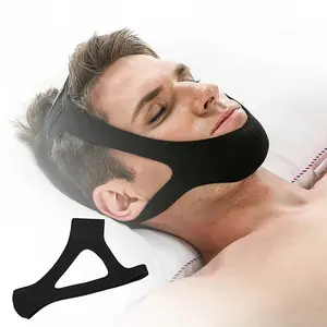 Seamless Adjustable Anti Snoring Strap, Soft Chin Belt for Night Sleep, Mouth Guard to Stop Snoring, Comfortable Snore Relief Device