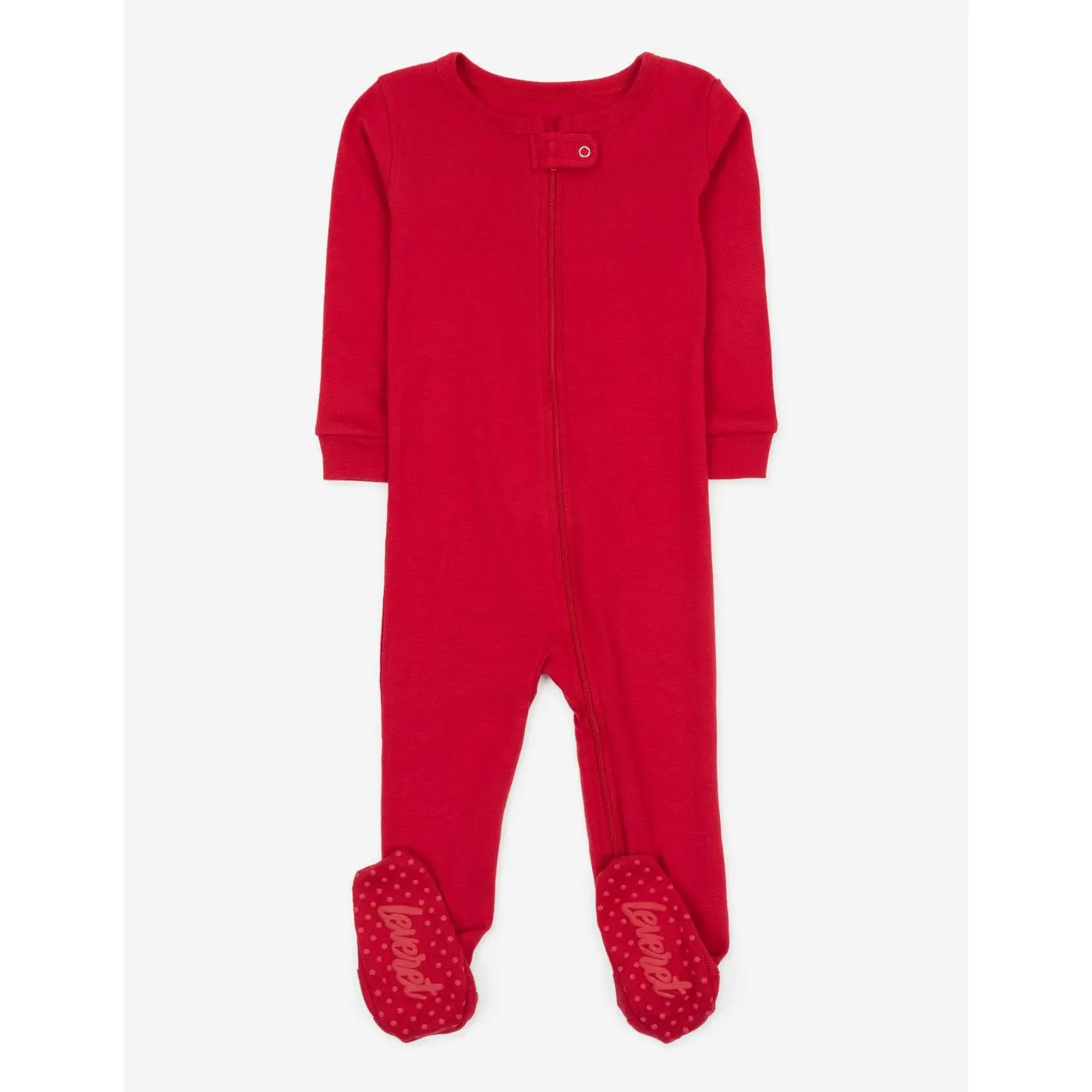 Solid Color Classic Footed Pajamas