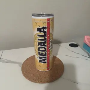 Tumbler cerveza medalla Bottle Water Bottles Portable Cup