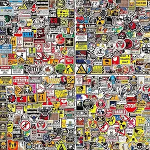 400 Pcs Hard Hat Stickers – Funny Vinyl Stickers for Electricians, Ironworkers, Oilfield & Pipeliner Helmets | Cool Construction Gear