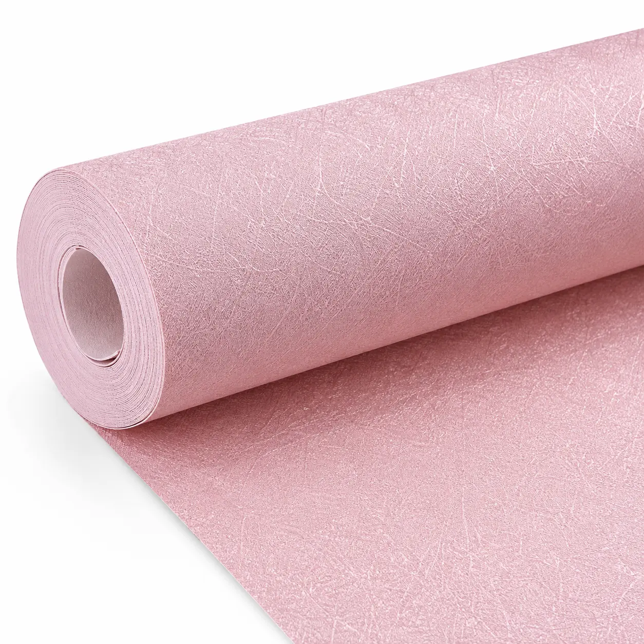 Peel and Stick Self-Adhesive Wallpaper 15.7” × 197”, Pink Silk-Texture Vinyl Contact Paper for Bedroom Walls, Cabinets, Drawers & Furniture, Removable Waterproof Decorative Wall Covering