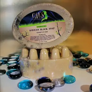 Ayurvedic African Black Soap Shampoo Bar