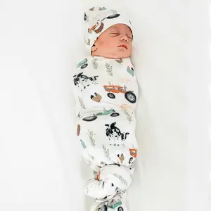 Knit Swaddle Blanket - Jo