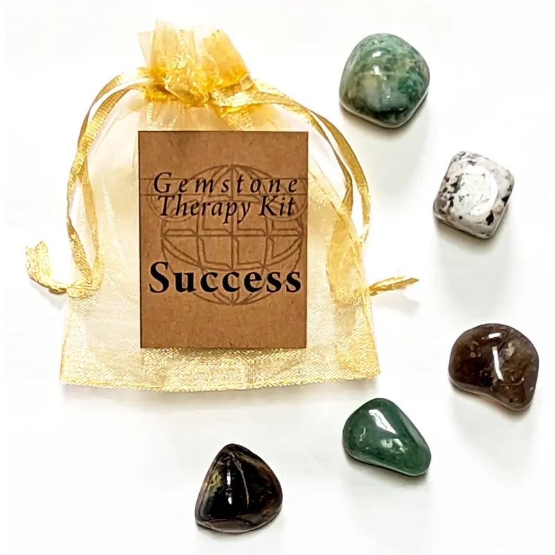 Success Gemstone Therapy Kit — Crystals for Achievement &amp; Goals