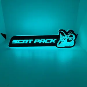 305carboncustoms SCAT PACK srt led emblems/badges