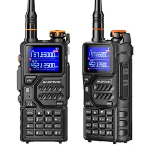 BAOFENG K5PLUS 10W Ham Radio - Advanced Two Way Radio with AM, NOAA Weather, USB-C Charging, and Ports for Radio Enthusiasts - Digital