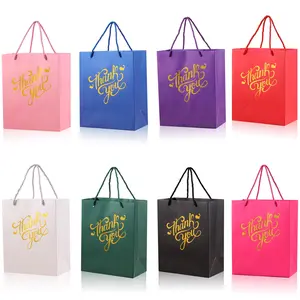 Thank You Gift Bag, Colorful Gift Wrapping Bag with Handle, Gift Packaging Supplies for Wedding Birthday Holiday, Party Gift Packs, Gift Boxes, Gift Box Set, Gift Package, Gift Box Design, Elegant Gift Box
