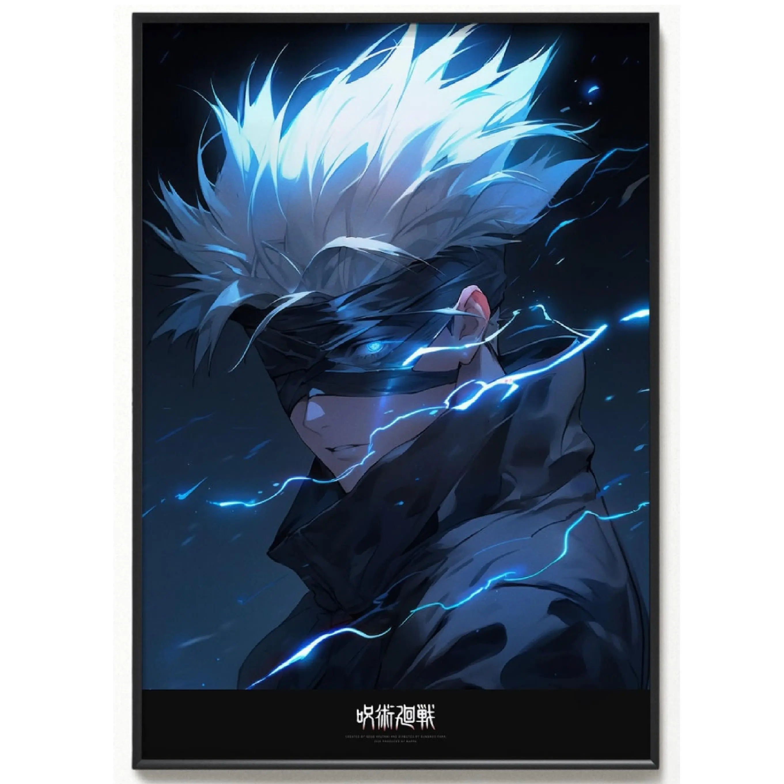 Jujutsu Kaisen Anime Wall Poster with Satoru Gojo & Fushiguro Megumi ...
