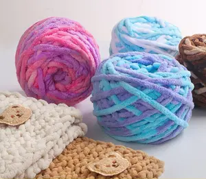 bio yarn Sewing Threads Yarn,1 Piece Single Strand Thick Rod Needle Thread, Woven Blanket Slipper Thread Scarf Hat Thread, Sewing Supplies