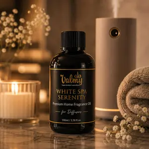 Valmy White Spa Serenity – Premium Waterless Fragrance Oil for Nebulizing Diffusers & HVAC Systems (100 ml)