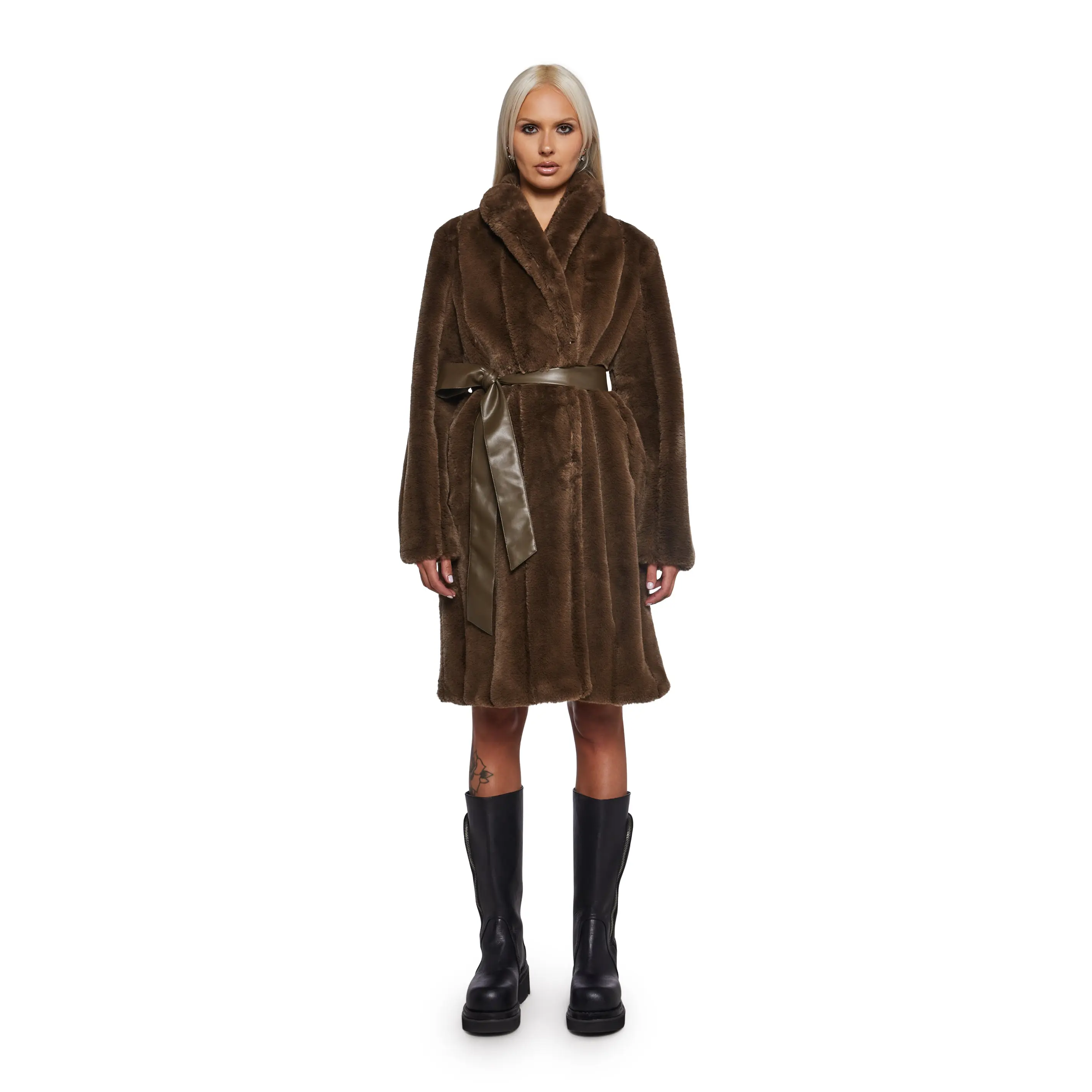 Signal Maxi Faux Fur Coat Signal Maxi Faux Fur Coat
