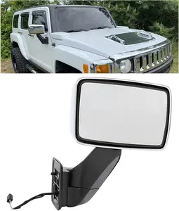 Power Mirror Compatible with 2006-2010 Hummer H3 2009-2010 Hummer H3T Replacement for 20836086 Outside Mirror Assembly Silvery & Black Right Passenger Side