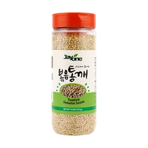 JAYONE Roasted White Sesame Seeds 227g - Premium Korean Sesame for Baking, Cooking & Toppings