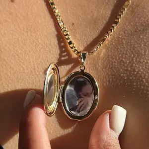 Saint Jude Picture Locket Necklace - 21 inches