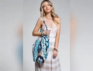 TB UB Handcrafted Ocean Breeze Boho Bag: Ocean Breeze, OS
