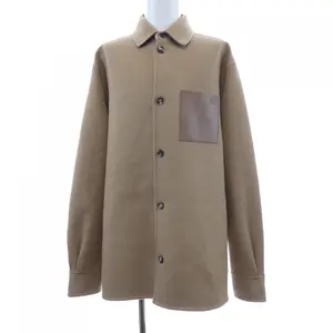 Pre-owned Loewe Cashmere Small Leather Goods Anagram Blend Jacket