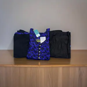 Daily Wear Traditional Linen Long Sleeve Salwar Kameez-Ethnic Wear for Women 04