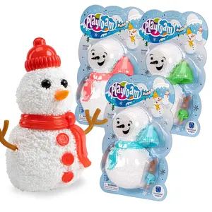 Educational Insights Playfoam Build-A-Snowman, Set of 10