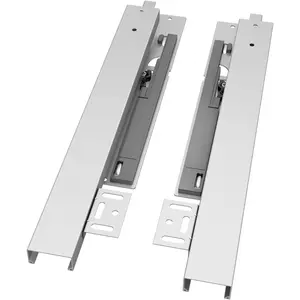 16" Undermount Soft Close Drawer Slides, Bottom Mounted Bottom Support, 88 lb Load Capacity, 3-Fold Full Extension Non-Detachable Invisible Drawer Slides, 1 Pair (2-Pack)