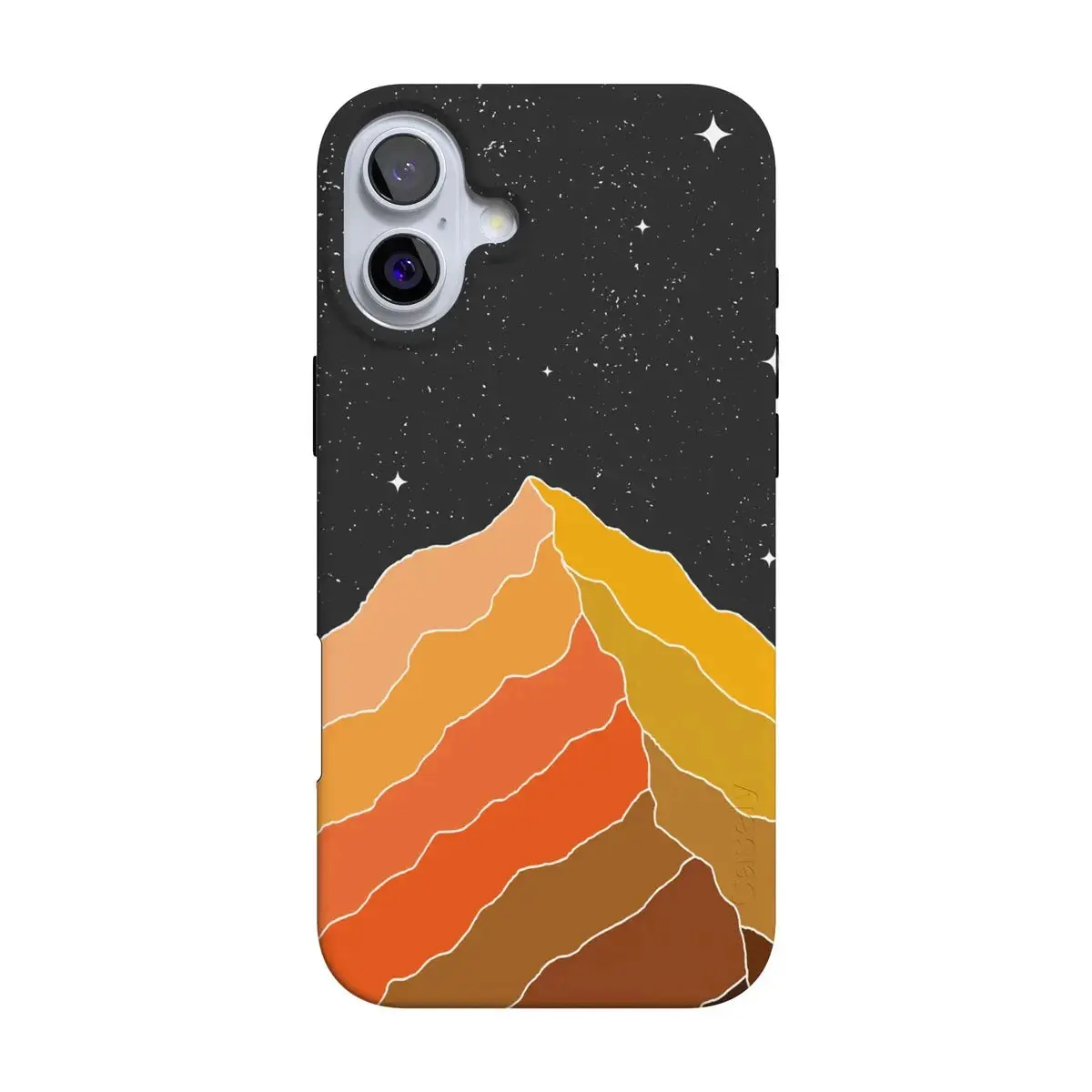 Casely iPhone 16 Case | Night Skies | Mountain Starlight | Compatible with MagSafe | Classic Ultra Thin Design