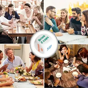 Drinking Game Dice Set, Party Props & Entertainment Accessories, Ideal for Singles Parties, Christmas, Halloween, Thanksgiving