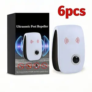 Ultrasonic Indoor Pest Repeller for Home Use | Repels mosquitoes, mice, cockroaches, and flies; protects against bug bites