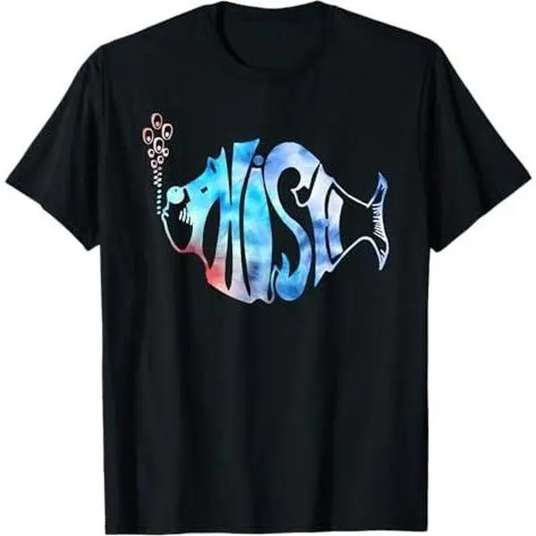 Colorful Phish-Jam, Tie-Dye Tee For Fisherman, Fish Graphic T-Shirt