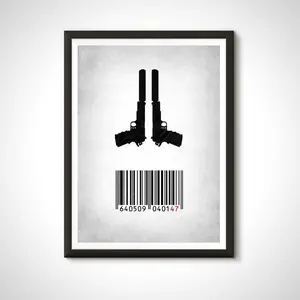 Hitman Agent 47 Sierballers Game Poster - Stylish Gaming Print For Home Decor & Wall Art