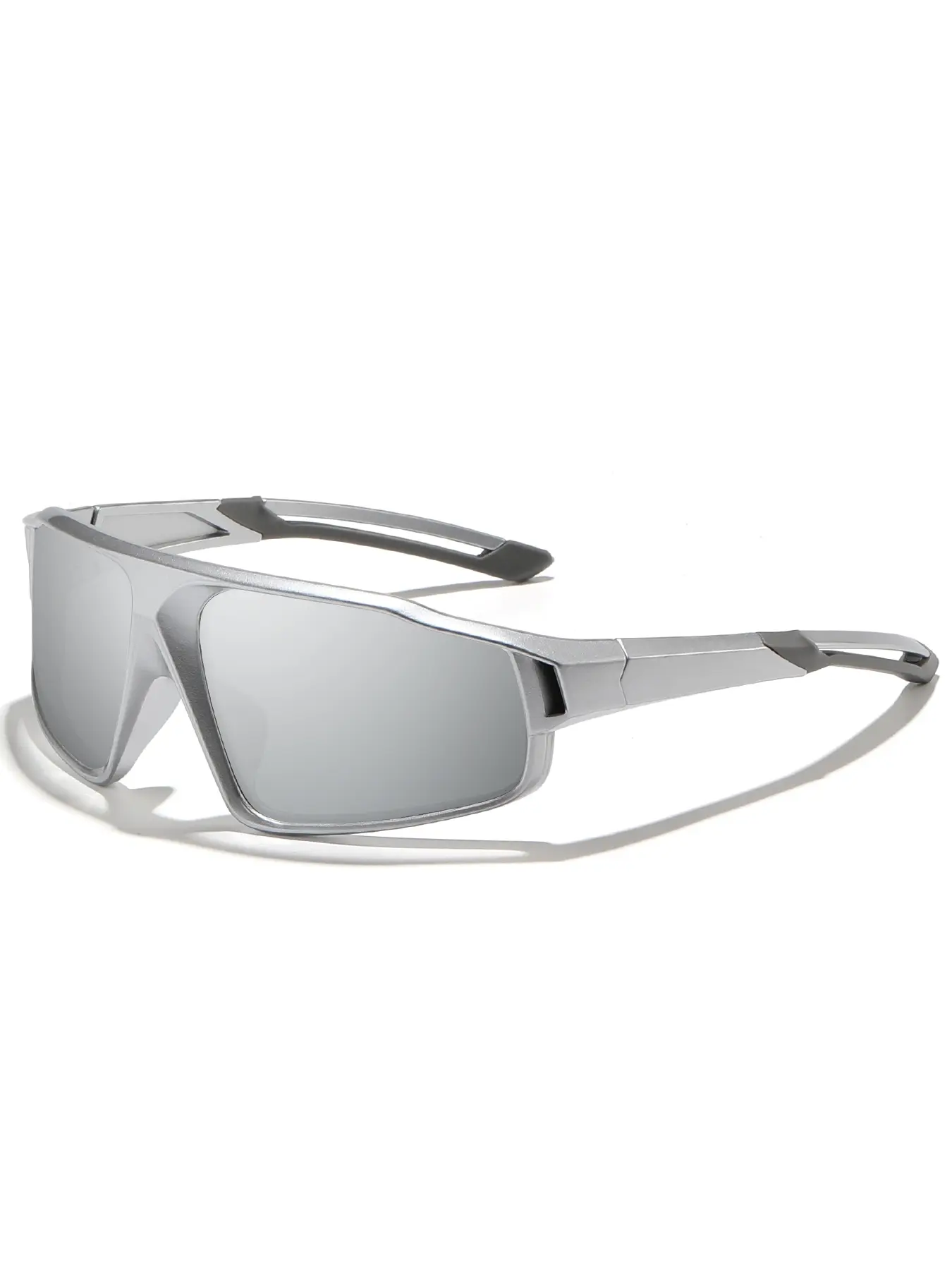 Fashion Cycling Sunglasses, Sports Windproof Glasses, Uv400 Coated Mirrored Lenses, Unisex Outdoor Eyewear for Running, Hiking, Driving, Fishing