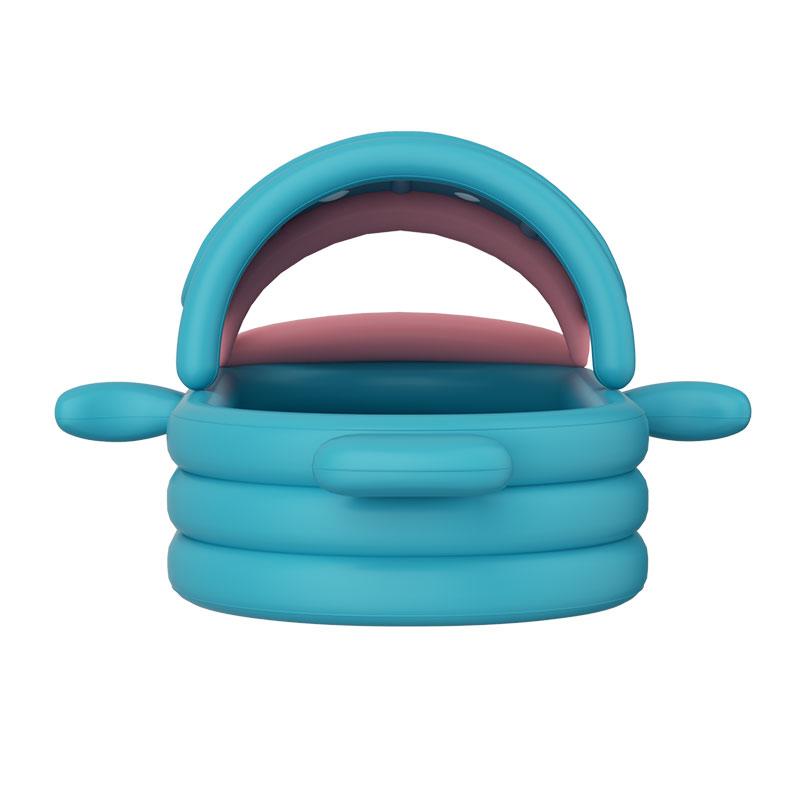 Inflatable pool for adults and children, outdoor foldable sunshade design, thickened large size for home yards, suitable for summer bathing and water play