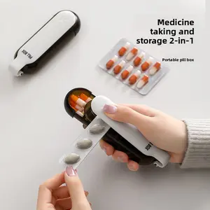 FaSoLa pill box is a portable medicine dispensing box, a mini pill compartment box for carrying with you, and a light-proof pill storage box